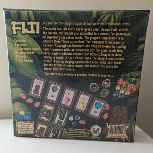 New Sealed Rio Grande Games Fiji - Auction Boardgame - Picture 2 of 6